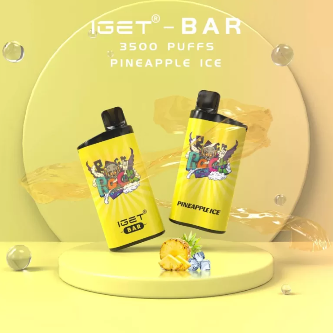 The IGET Bar 3500 Puffs - Pineapple Ice Vape - Just Vapez
