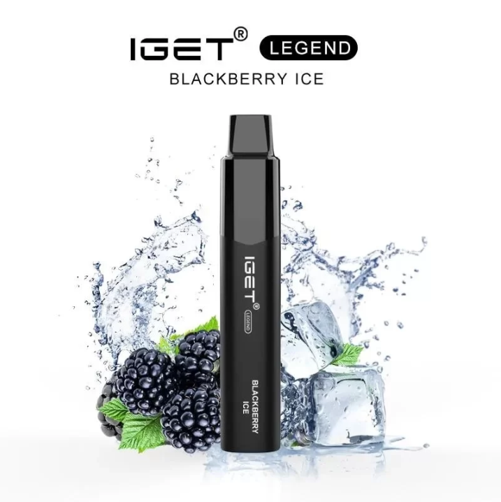 The IGET Legend Blackberry Ice Vape - Just Vapez