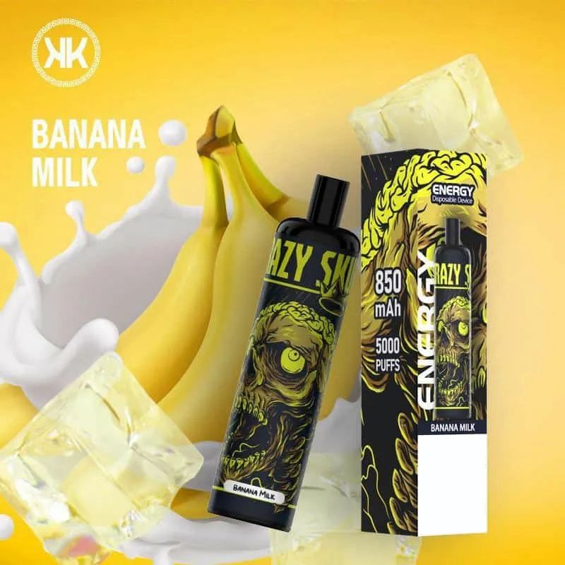 The Epod Energy 5,000 Puffs Vape - Banana Milk - Just Vapez
