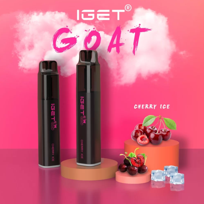 The IGET Goat Cherry Ice Vape - Just Vapez