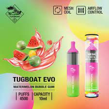 Tugboat Evo Disposable Vape - Watermelon Bubble Gum - Just Vapez