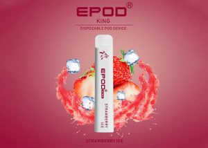 The Epod King 3,500 Puffs Vape - Strawberry Ice - Just Vapez