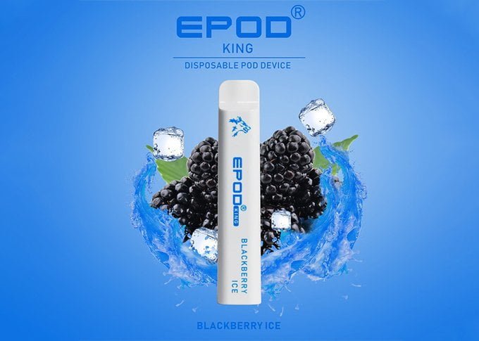 The Epod King 3,500 Puffs Vape - Blackberry Ice - Just Vapez