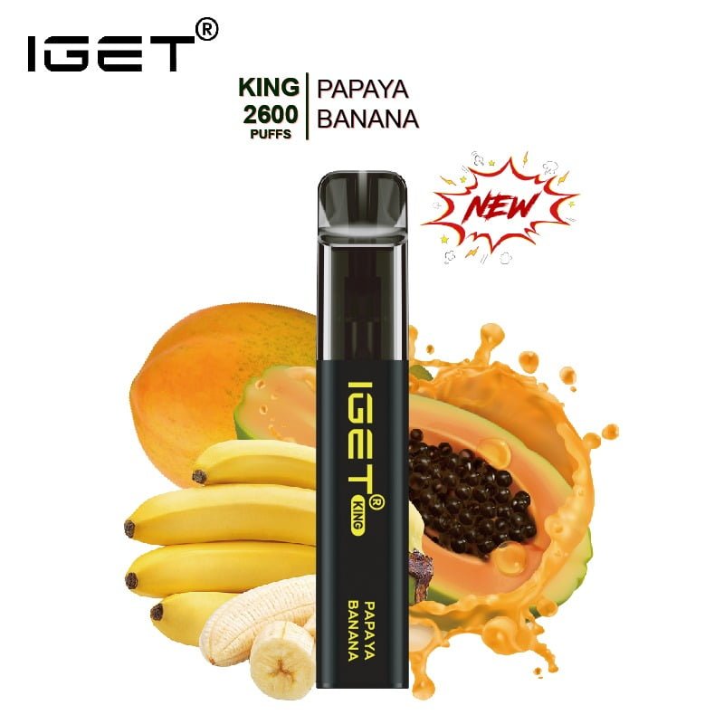 The IGET Papaya Banana Vape - Just Vapez