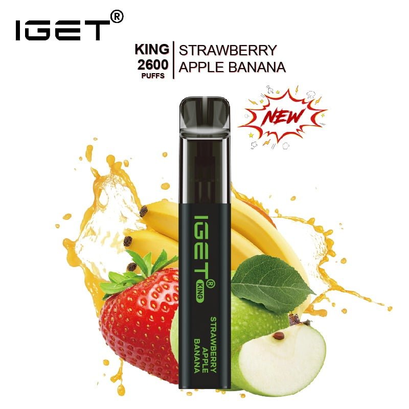 The IGET Strawberry Apple Banana Vape - Just Vapez
