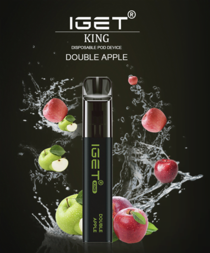 The IGET King Double Apple Vape - Just Vapez