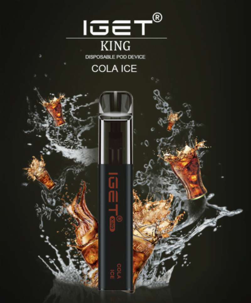 The IGET King Blueberry Cola Ice Vape - Just Vapez