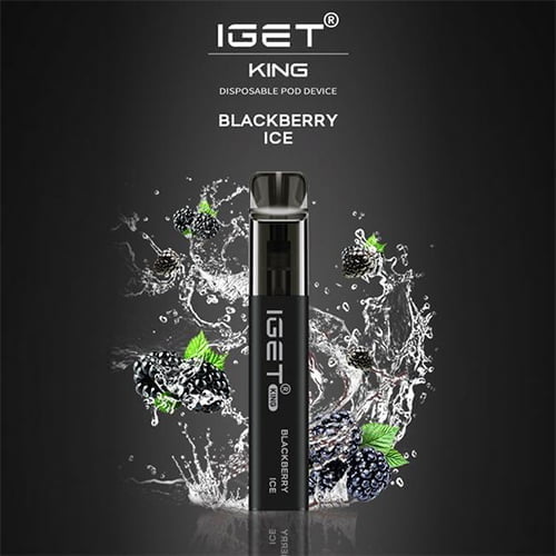 The IGET King Blackberry Ice Vape - Just Vapez