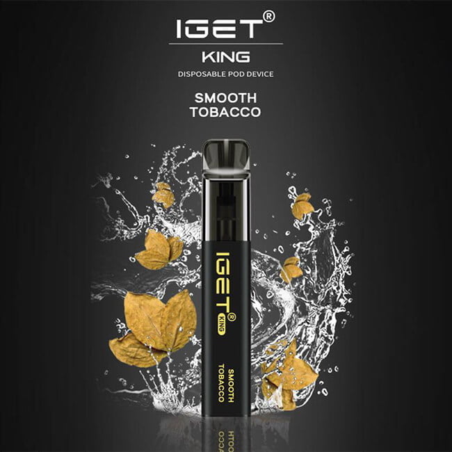 The IGET Raspberry Smooth Tabacco Vape - Just Vapez