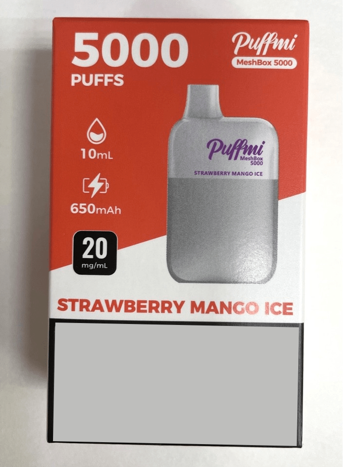 Puffmi 5,000 Puffs - Stawberry Mango Ice - Just Vapez