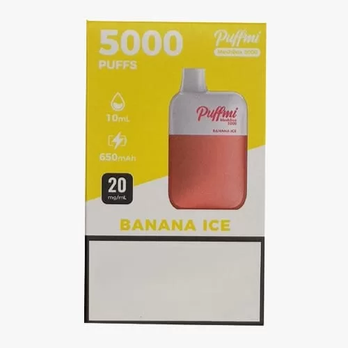 Puffmi 5,000 Puffs - Banana Ice - Just Vapez