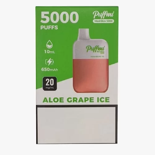 Puffmi 5,000 Puffs - Aloe Grape Ice - Just Vapez