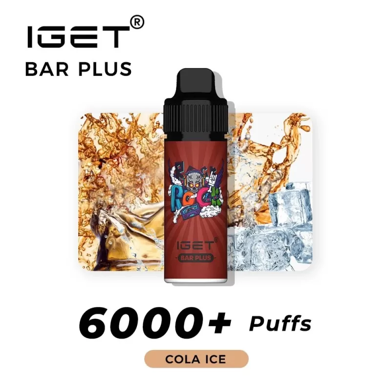 iGet Bar Plus 6,000 Puffs Vape - Cola Ice - Just Vapez