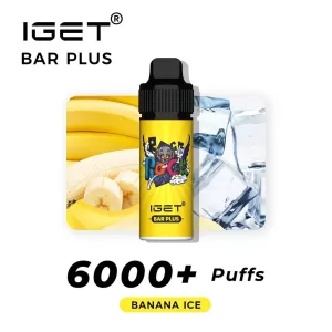iGet Bar Plus 6,000 Puffs Vape - Banana Ice - Just Vapez