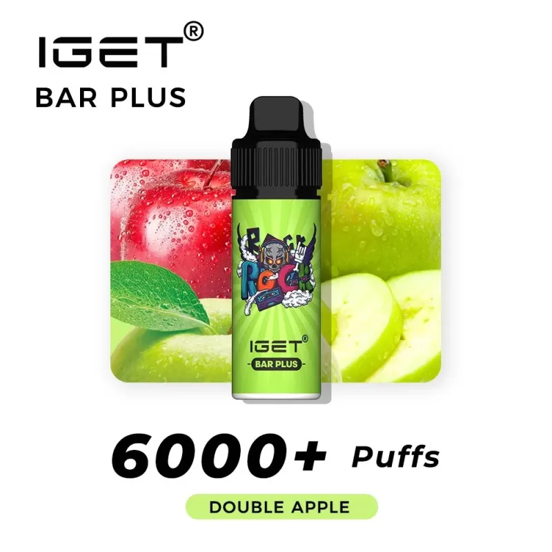 iGet Bar Plus 6,000 Puffs Vape - Double Apple - Just Vapez