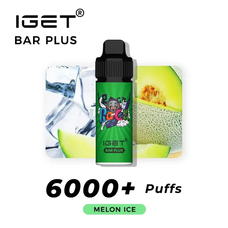 iGet Bar Plus 6,000 Puffs Vape - Melon Ice - Just Vapez