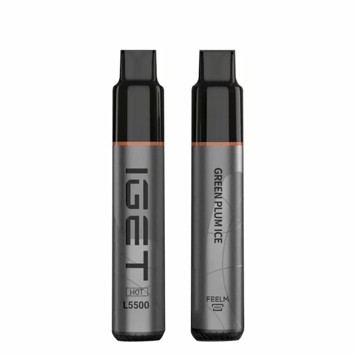 IGET HOT 5500 Puffs Disposable Vape - Green Plum Ice Flavour